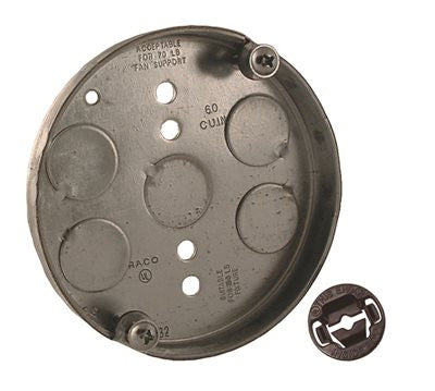 Ceiling Fan Pan 4" Round 1-2" Deep 1-2" Ko