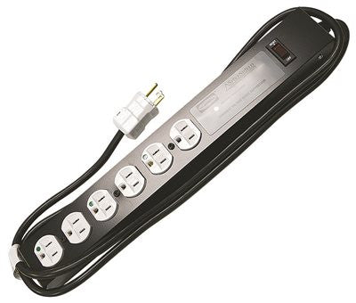 Spikeshield Plug Strip With Surge Protection Hospital Grade 15a