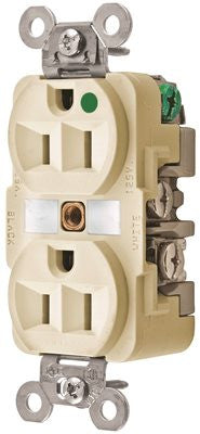 Duplex Receptacle Hospital Grade 15a 125v 5-15r Ivory