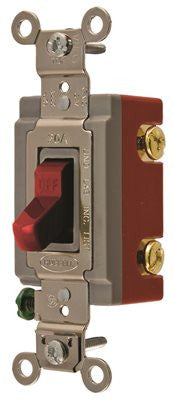 Switch Industrial Grade 1 Pole 20 Amp 120-277 Volt Red