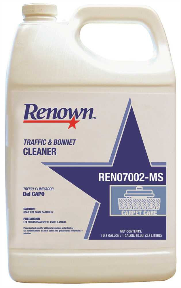 Renown&reg; Traffic And Bonnet Cleaner, 1 Gallon