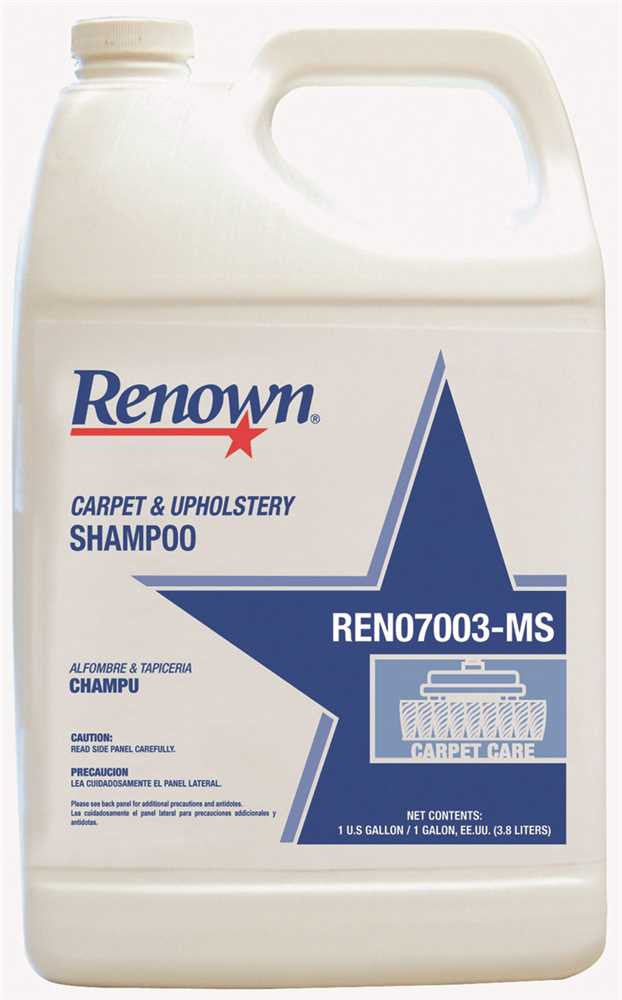 Renown&reg; Carpet & Upholstery Shampoo, 1 Gallon