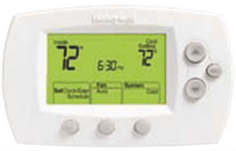 Honeywell Focuspro 6000 5-1-1 Or 5+2-day Programmable Thermostat, 2 Heat-2 Cool, Standard