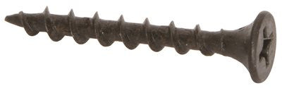 Coarse Thread Drywall Screws, 6 X 1-1-4 In., 100 Per Box