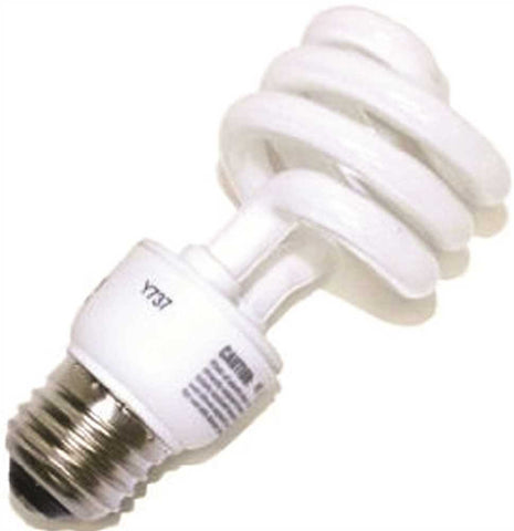 Sylvania Dulux&reg; El Spiral Compact Fluorescent Lamp, Super Mini, 13 Watt, 5000k, Medium Base, 120 Volts