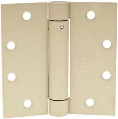 Hager Template Spring Hinge, 4-1-2 In. X 4-1-2 In., Prime Coat, 3-pack