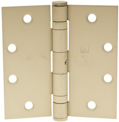 Hager Full Mort Ball Bearing Temp Hinge Nrp, 4-1-2 In. X 4-1-2 In., Prime Coat, 3-pack