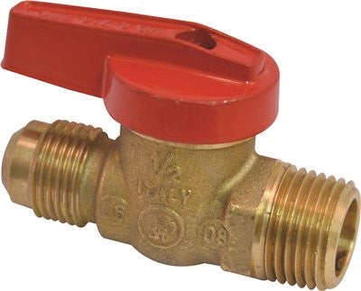 Gas Ball Valve 1-2" Flare X 1-2" Mpt Aga